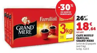 Hyper U CAFE MOULU FAMILIAL GRAND MERE offre
