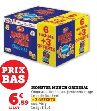 Hyper U MONSTER MUNCH ORIGINAL offre