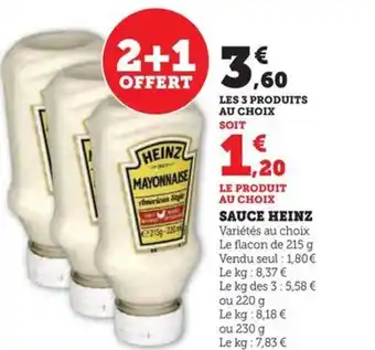 Hyper U SAUCE HEINZ offre