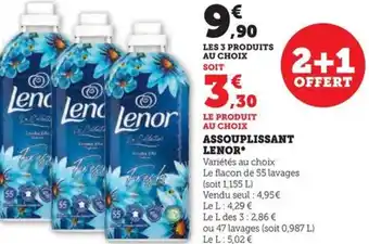 Hyper U ASSOUPLISSANT LENOR* offre
