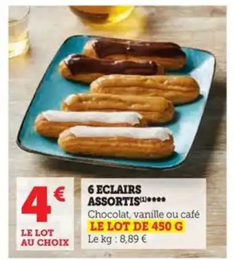 Hyper U 6 ECLAIRS ASSORTIS offre