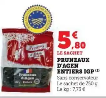 Hyper U PRUNEAUX D'AGEN ENTIERS IGP (2) offre