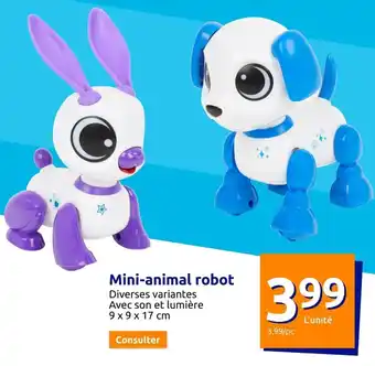 Action Mini-animal robot offre
