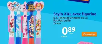 Action Stylo XXL avec figurine offre