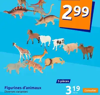 Action Figurines d'animaux offre