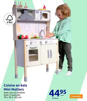 Cuisine en bois Mini Matters