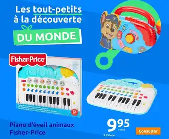 Action Piano d'éveil animaux Fisher-Price offre