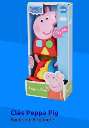 Action Clés Peppa Pig offre