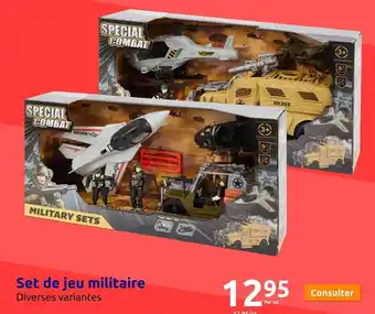 Action Set de jeu militaire offre