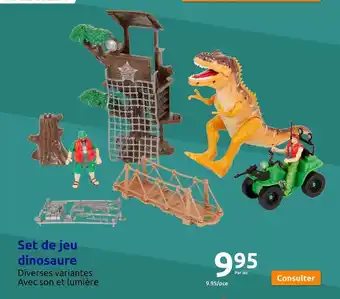 Action Set de jeu dinosaure offre