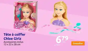 Action Tête à coiffer Chloe Girlz offre