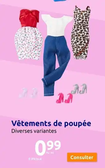 Action Vêtements de poupée offre
