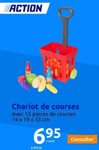 Action Chariot de courses offre