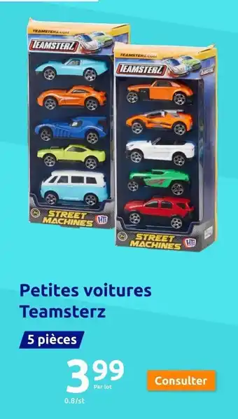 Action Petites voitures Teamsterz offre