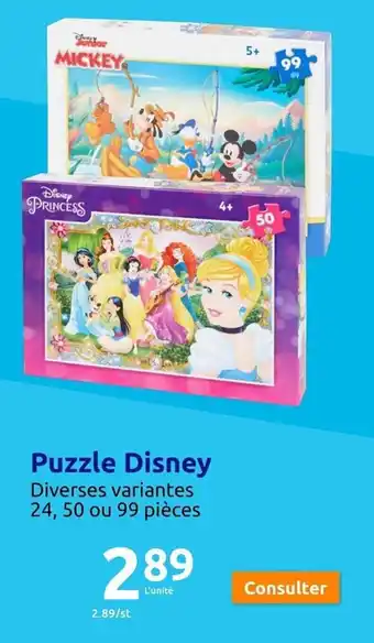 Action Puzzle Disney offre