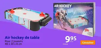 Action Air hockey de table offre