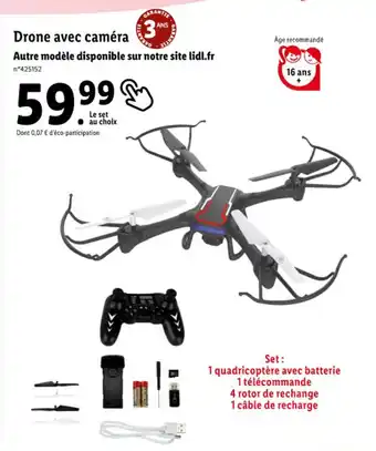 Lidl Drone avec caméra offre