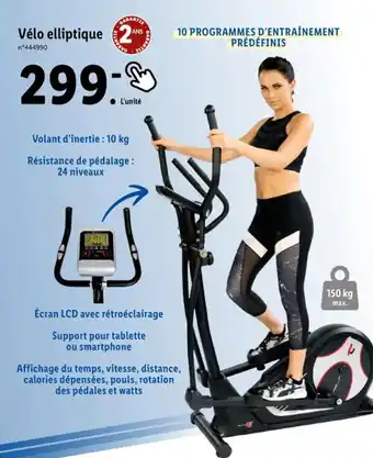 Promo velo elliptique sale