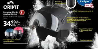 Lidl Casque de ski et de snowboard enfant offre
