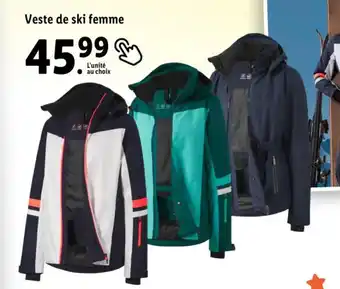 Lidl Veste de ski femme offre