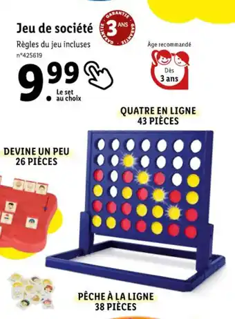 Lidl Jeu de société offre