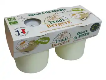 Tradi bergere yaourt de brebis nature au lait entier