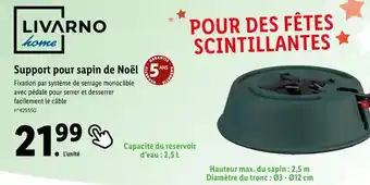 Lidl Support pour sapin de Noël offre