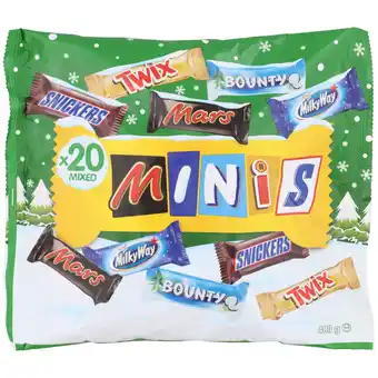 Action Mars mini barres chocolatées offre