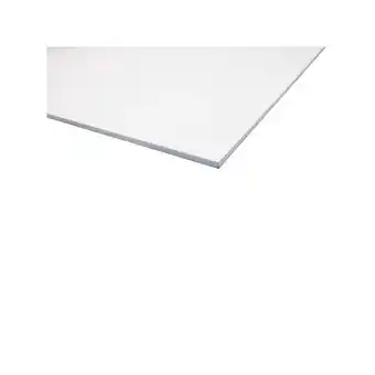 Brico Cash Plaque pvc expansé blanc blanc, e : 3 mm, l : 100 cm, l : 200 cm, surface m² - 2 offre