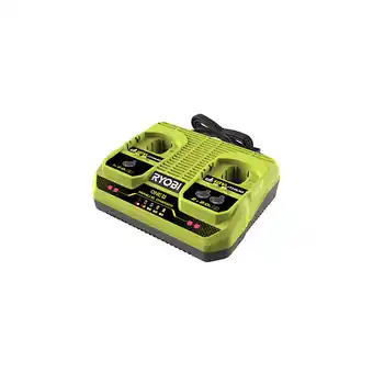 Bricorama Chargeur simultané 2 ports ryobi 18v oneplus - 4.0ah - rc18240g offre