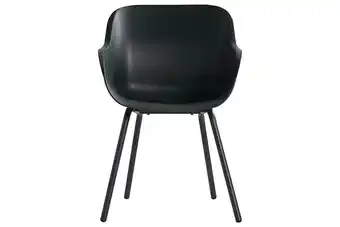 Bricorama Lot de 2 chaises sophie rondo elegance en résine - pieds en aluminium - vert forêt offre