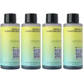 Bricorama Petkit 4 recharges purifiantes liquide pour éliminer les odeurs pura max et x 4x50ml offre