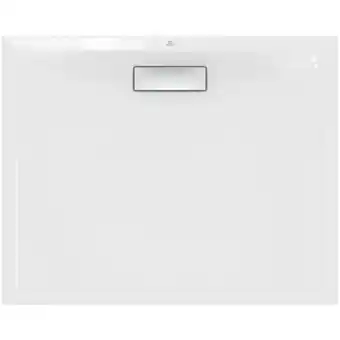 Bricorama Receveur de douche rectangle ultraflat - 100x80 - blanc - acrylique offre