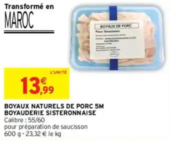 BOYAUX NATURELS DE PORC 5M BOYAUDERIE SISTERONNAISE