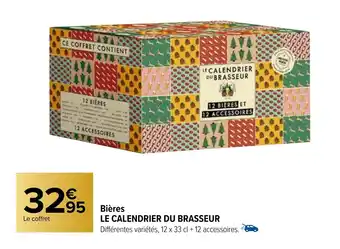Carrefour Bières LE CALENDRIER DU BRASSEUR offre