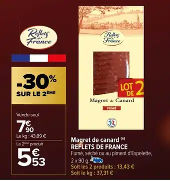 Carrefour Magret de canard (n) REFLETS DE FRANCE offre