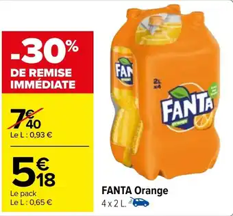 Carrefour FANTA Orange offre