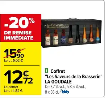Carrefour Coffret "Les Saveurs de la Brasserie" LA GOUDALE offre