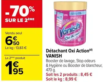 Carrefour Détachant Oxi Action(d) VANISH offre