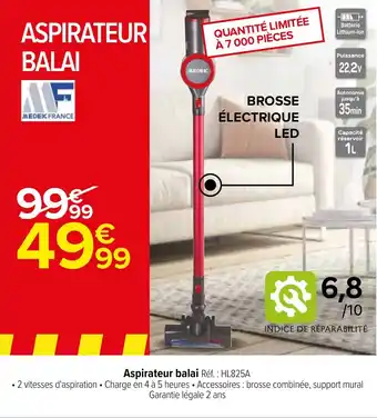 Carrefour ASPIRATEUR BALAI offre