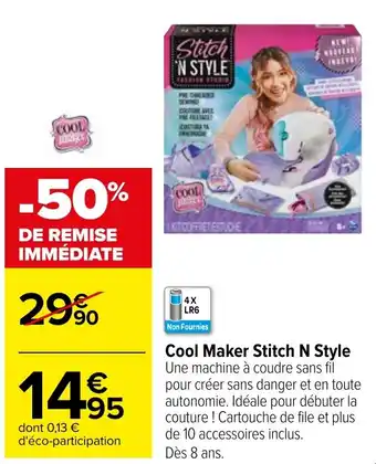 Carrefour Cool Maker Stitch N Style offre