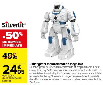 Carrefour Robot géant radiocommandé Mega Bot offre