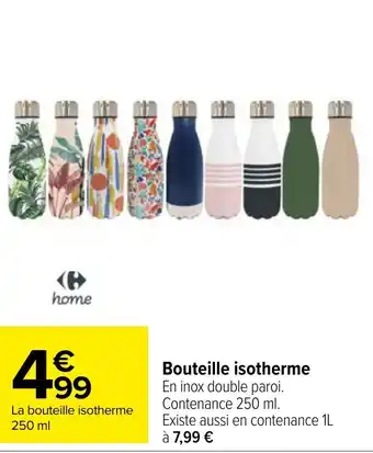 Carrefour Bouteille isotherme offre