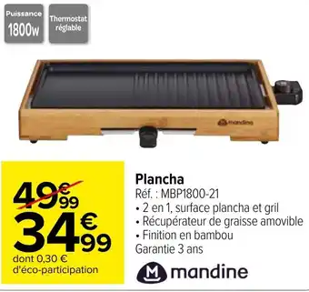 Carrefour Plancha offre