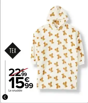Carrefour Snuddie femme offre