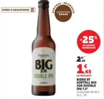 Super U BIERE ST AUSTELL BIG JOB DOUBLE IPA offre