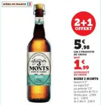 Super U BIERE 3 MONTS offre