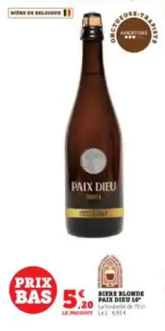 Super U BIERE BLONDE PAIX DIEU offre