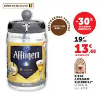 Super U BIERE AFFLIGEM BLONDE offre