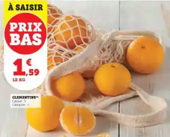 Super U CLEMENTINE offre